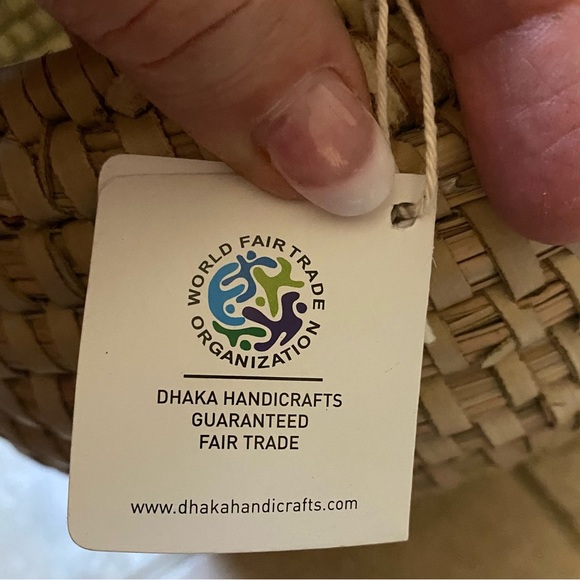 🆕 Handmade Woven Kaisa Basket Bowl - Picture 7 of 9